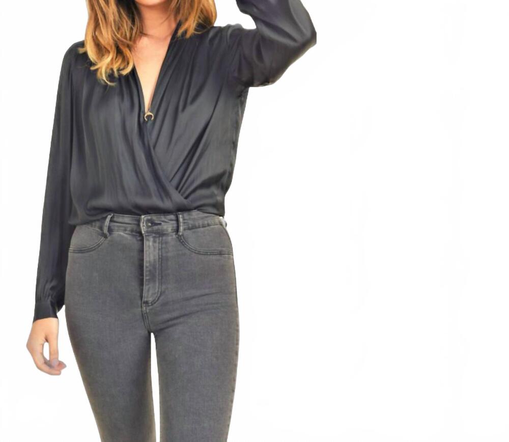 NEW JANE PLUS ONE suit yourself bodysuit in black